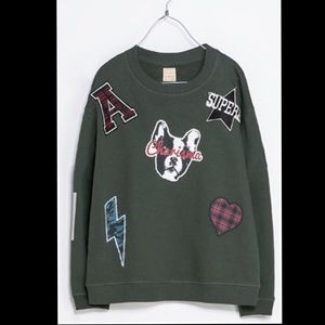 ZARA Sweatshirt with patches