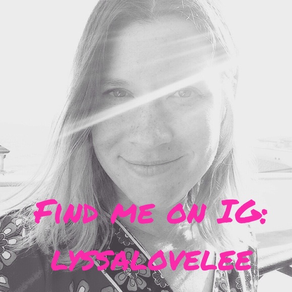 Follow me on Instagram. Username: LyssaLoveLee