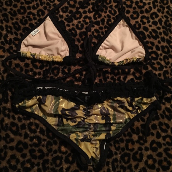 Custom BYOB Camo Chynna Dolls Scrunch Bikini - Picture 2 of 4