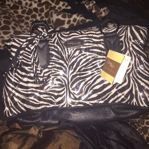 Brand new! Donna Sharp Zebra Print Purse!