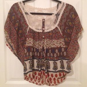 Boho Flowy Top
