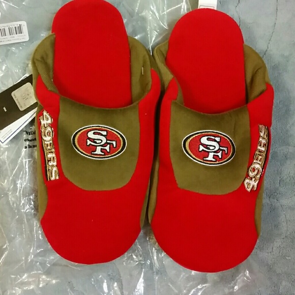 Men's San Francisco 49rs Slippers Large
