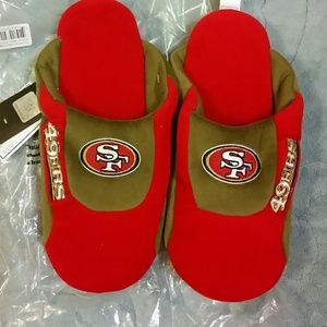 Men's San Francisco 49rs Slippers Large