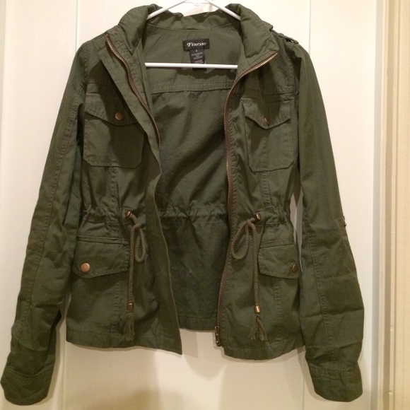 Green utility jacket