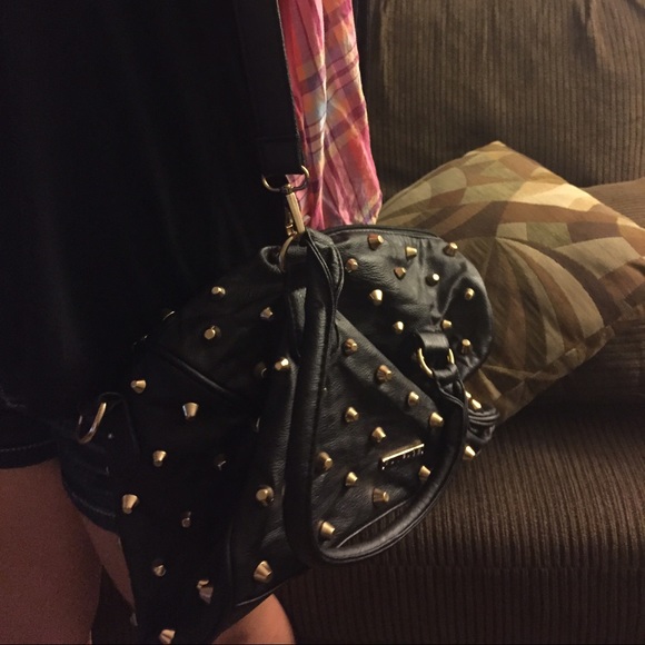 Gold studded purse