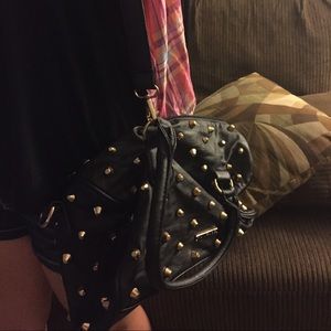 Gold studded purse