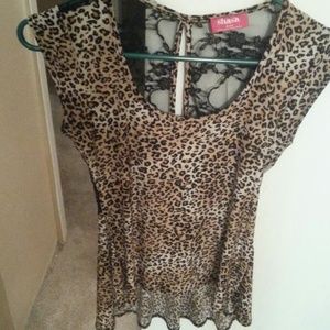 Shasa cheetaprint shirt
