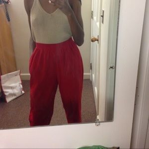 Vintage Red Pants