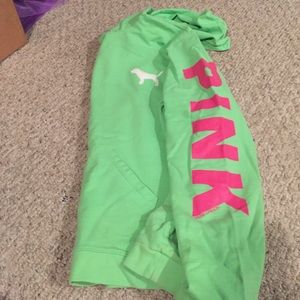 PINK hooded sweatshirt!