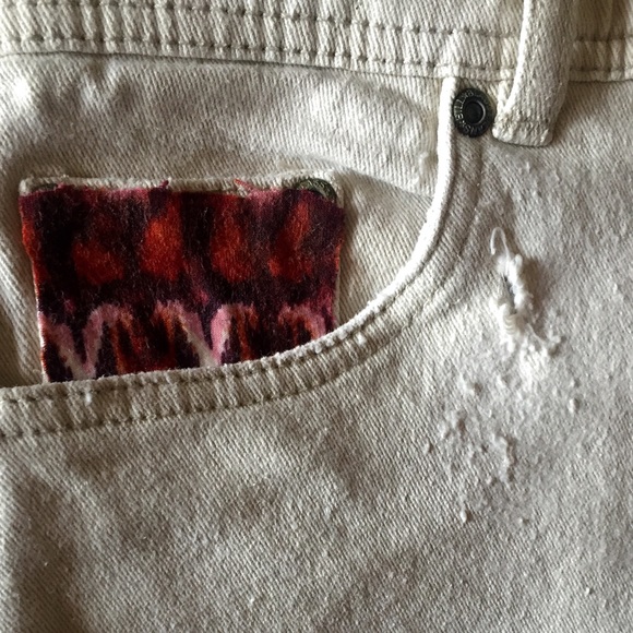 Handmade highwastsd vintage Aztec boho shorts - Picture 3 of 4