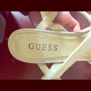 Guess womens wedge heels size 7.5