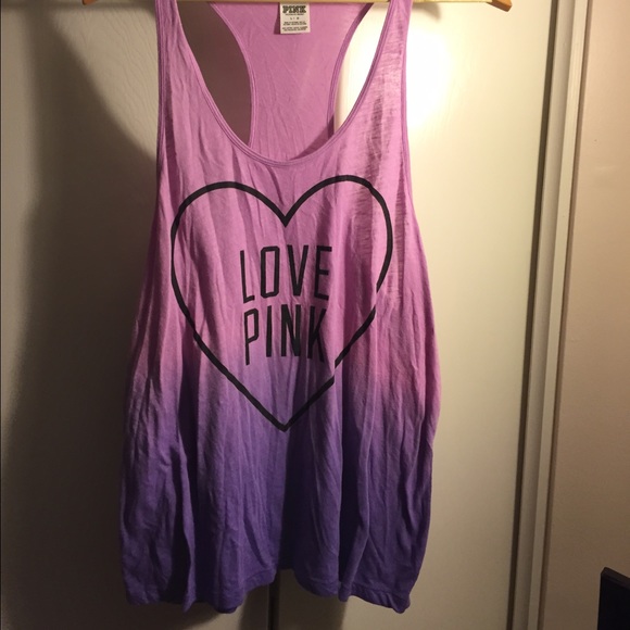 PINK purple ombré tank