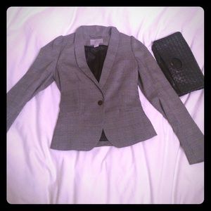 H&M plaid jacket