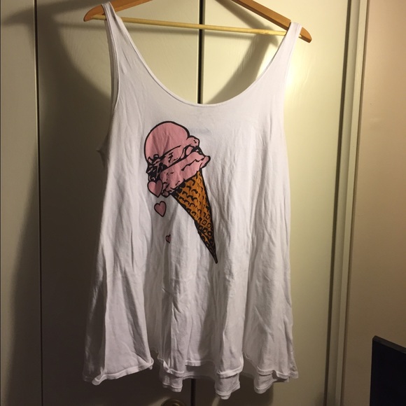 Authentic Wildfox ice cream tank