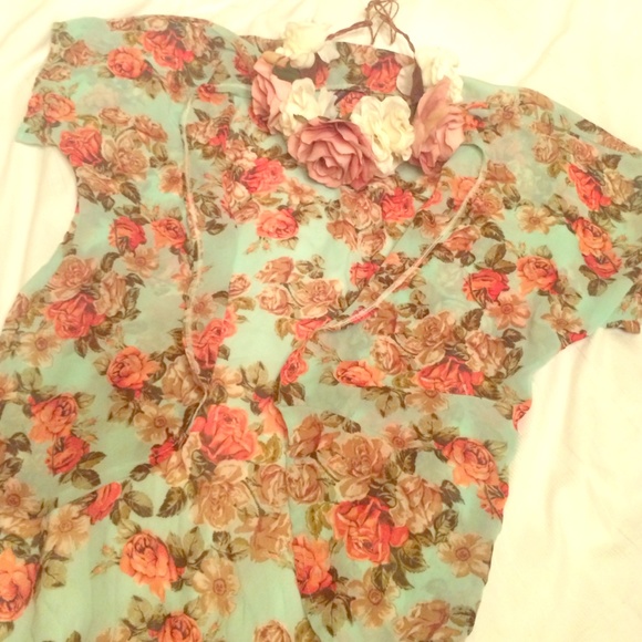 Flower kimono boho chic