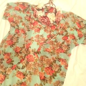 Flower kimono boho chic