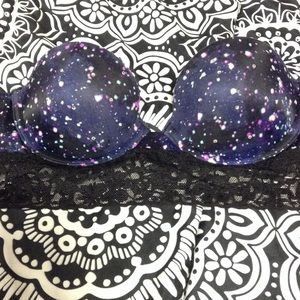 LTD EDITION VS PINK Galaxy Bra with Rhinestones