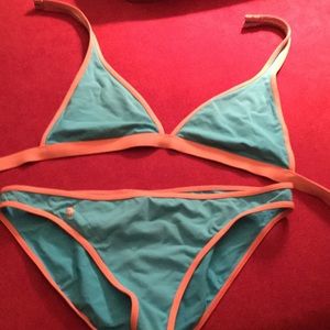 Two piece swim suit