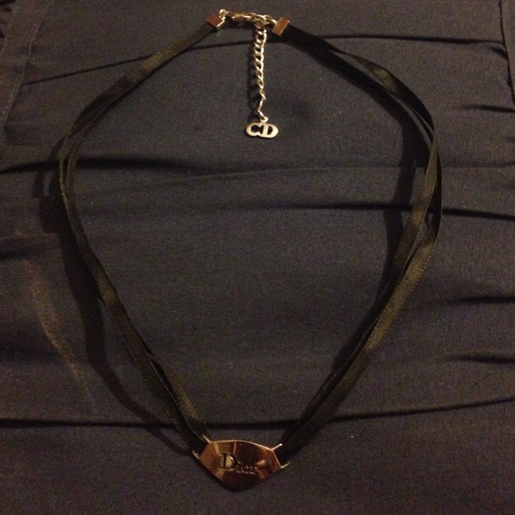 christian dior choker necklace