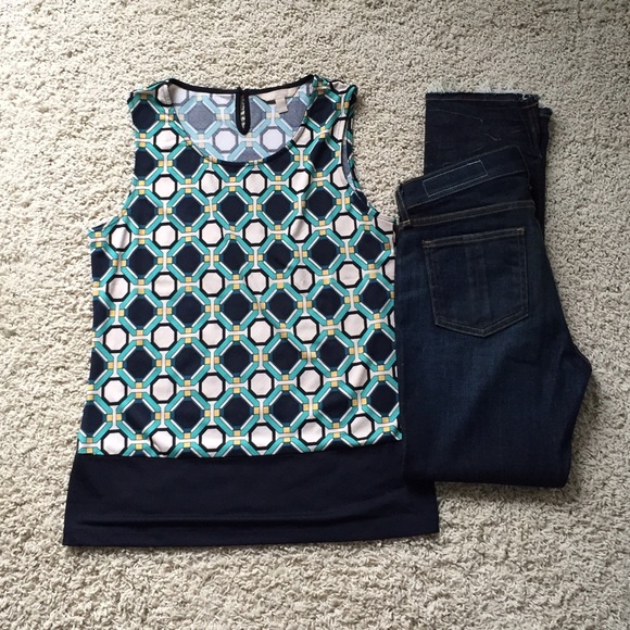 Banana Republic Tops - 💥FINAL PRICE💥Beautiful top, perfect fall colors!