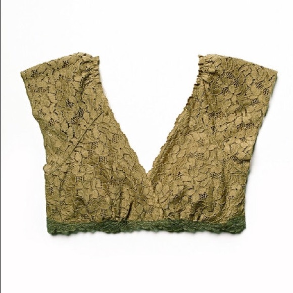 Free People Green Indian Summer Deep V - Picture 3 of 4