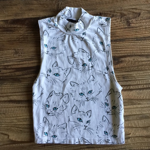 Truly Madly Deeply Tops - Kitty crop top