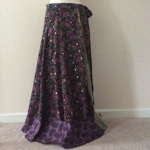 2-in-1 Reversible Bellydance Wrap Skirt 🌸🌺