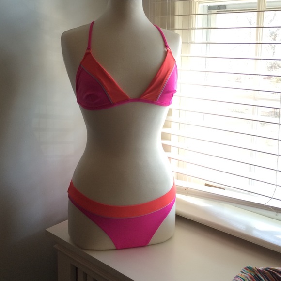 Nanette Lepore neon bikini