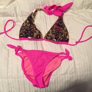 Victoria's Secret leopard print bikini