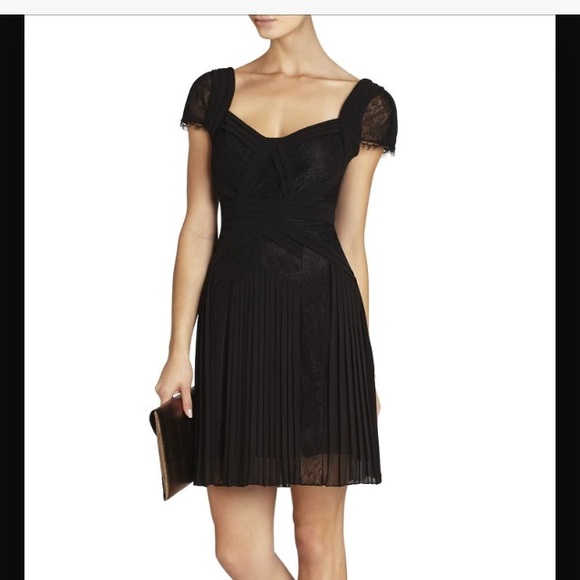 NWOT gorgeous lace inset cocktail dress