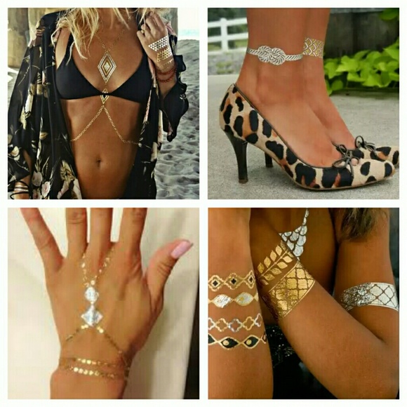 Metallic Tattoos 3-Pack