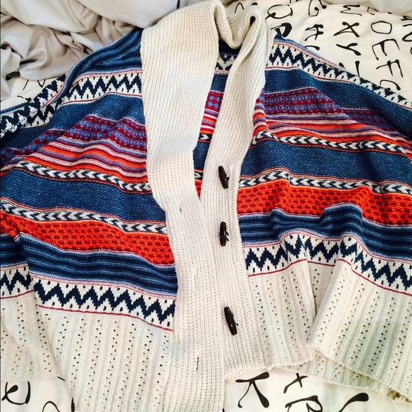 Aztec Oversized Cardigan