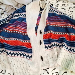 Aztec Oversized Cardigan