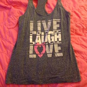Live laugh love tank