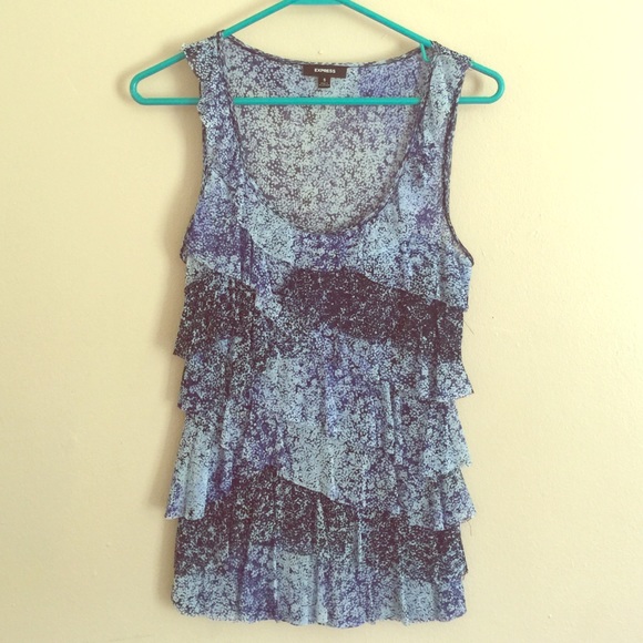 Blue express tank top