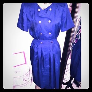 Dresses - Blue Vintage Dress Size 10 Dresses - Blue Vintage Dress Size 10