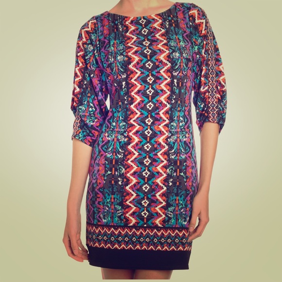 (NWT)!! Laundry by Shelli Segal Jersey Print Dress