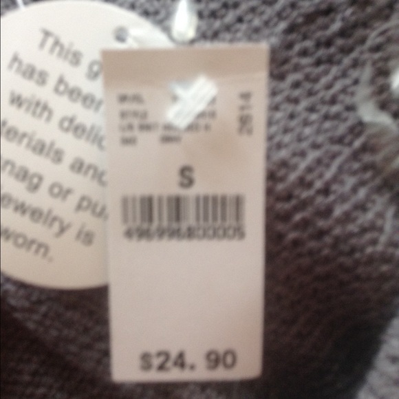 NWT light gray hooded top - Picture 2 of 2