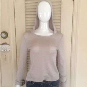 NWT light gray hooded top
