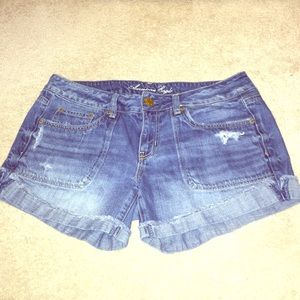 American eagle size 12 denim shorts