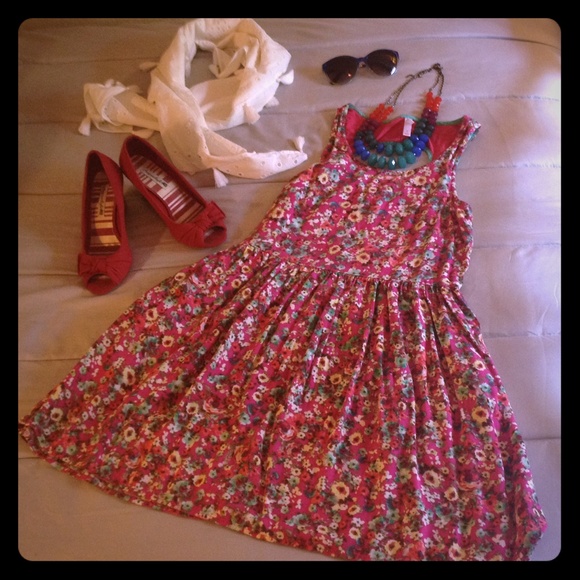 Floral baby doll dress