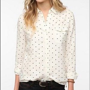 Polka Dot Oxford Shirt