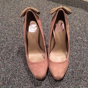 Dolce Vita Suede 5 Inch Heels with Bows