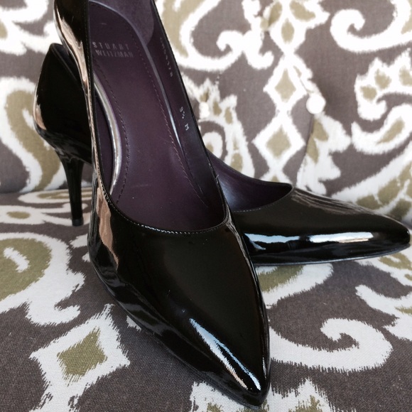 PRICE DROP Stuart Weitzman HeistBlack Patent Pump.