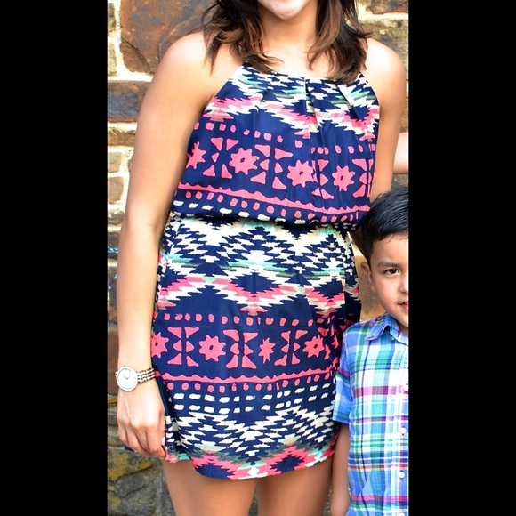 Tribal print summer dress (price is firm)