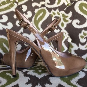 Vince Camuto patent Slingback peep-toe was $40