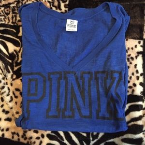 Victoria's Secret PINK blue shirt