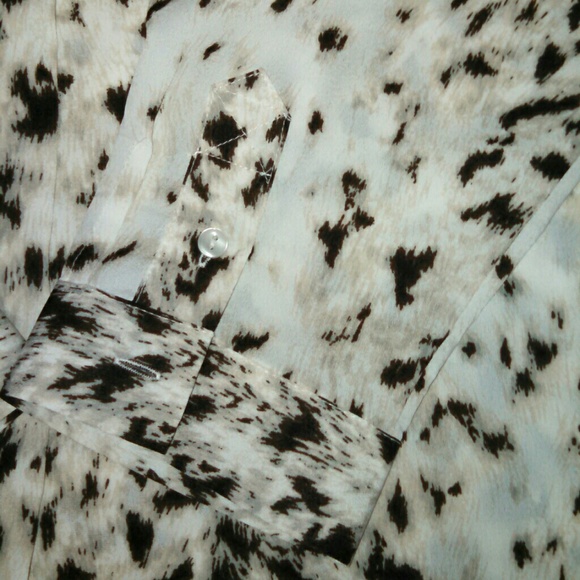 SOLD HP 🌷  9/19. Animal Print Blouse - Picture 3 of 3