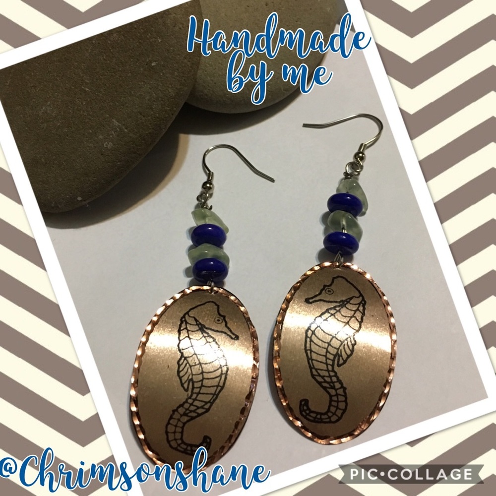 🆕 Handcrafted Turkish Copper Earrings