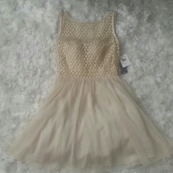 Cream and gold dress. Also sold as a set.